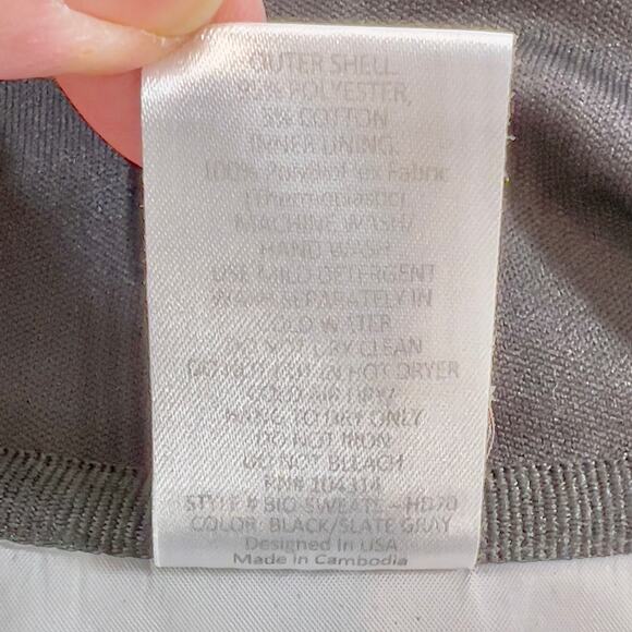 Bio Sweats Sauna Jacket Woman's SM (6-8) 1/2 Zip Long Sleeve w/ Kangaroo Pouch - Picture 10 of 13